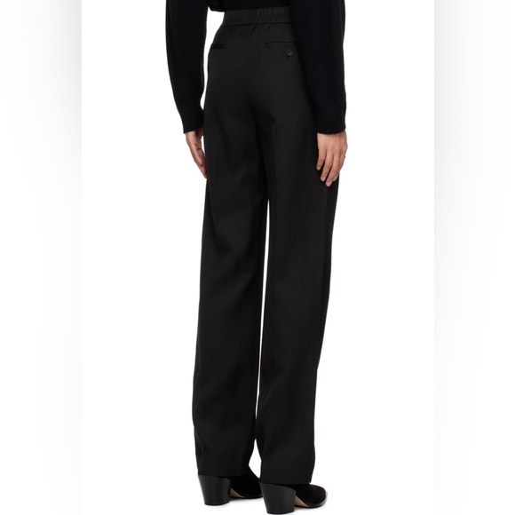 LOULOU STUDIO, Takaroa elastic linen trouser, black, S - Picture 6 of 6